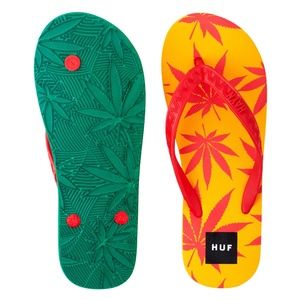 MEN'S HAYN x HUF PLANT LIFE FLIP FLOPS